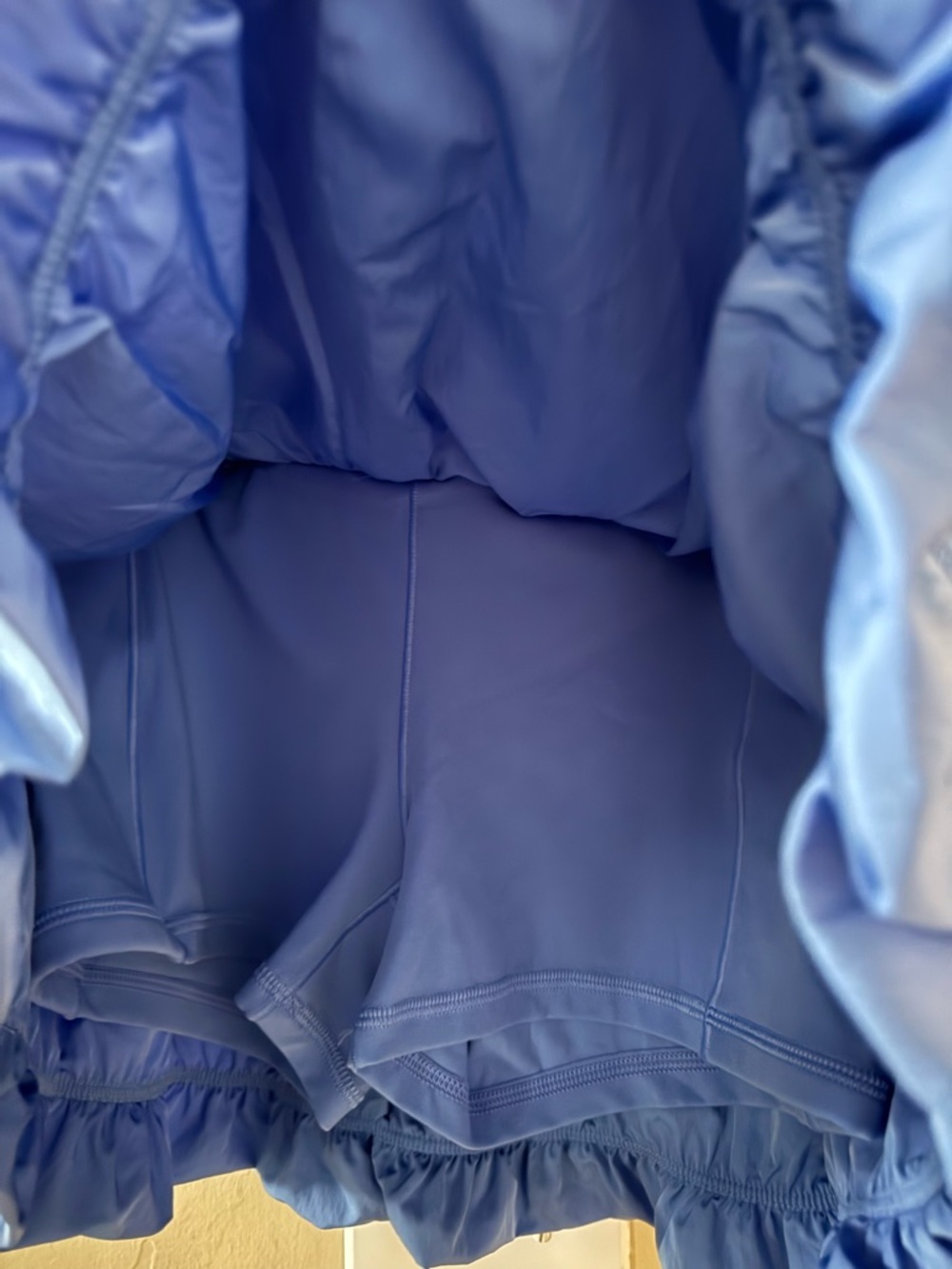 Aerie Blue Bubble Skirt - Picture 4 of 7